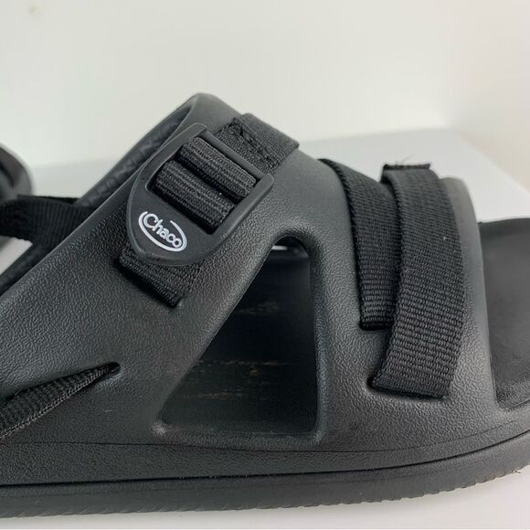 Chaco kid’s junior Black CHILLOS Sport Sandal adjustable strap size 5 - Picture 5 of 7